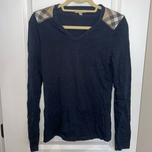 Navy blue Burberry London long sleeve